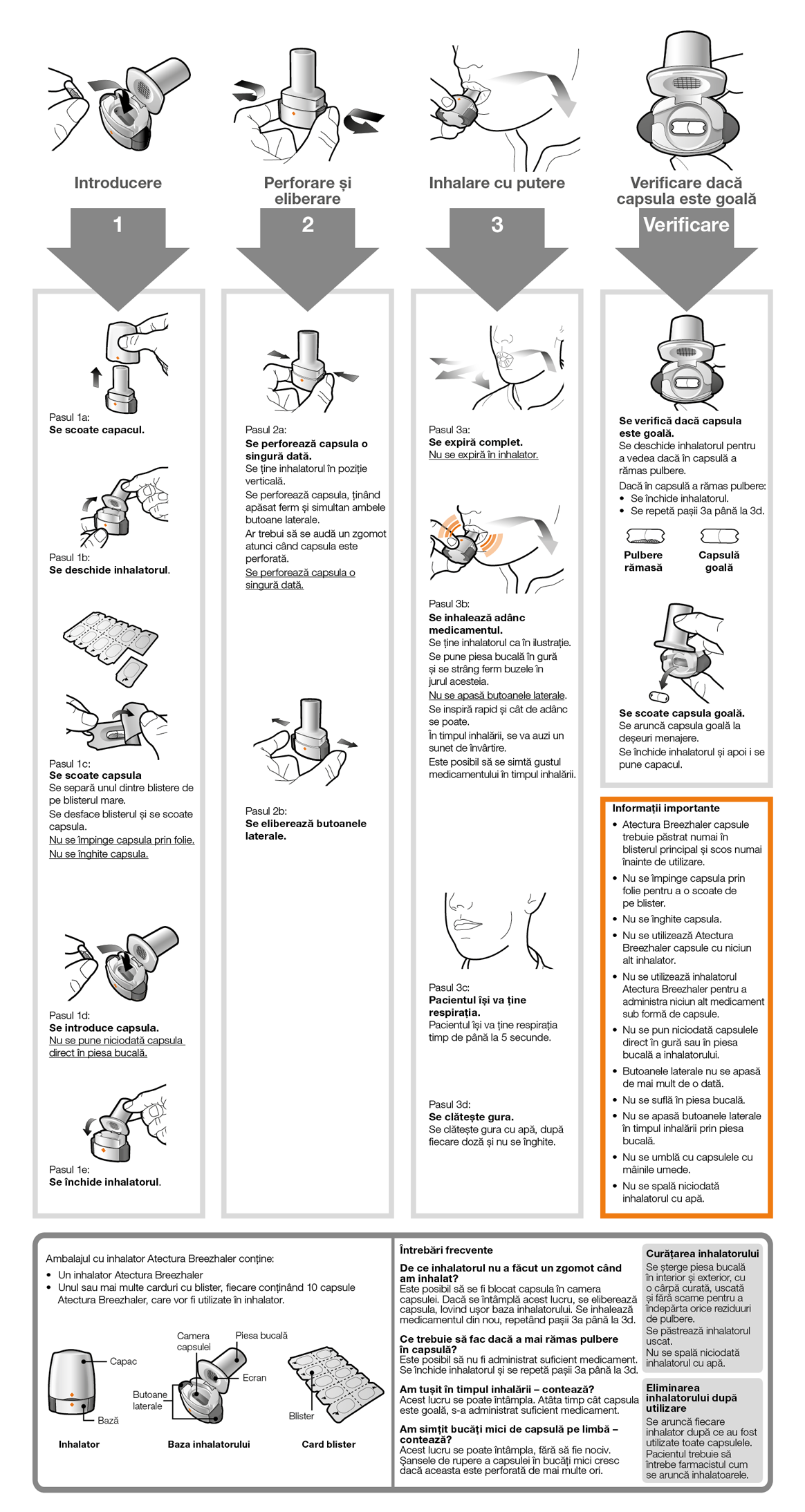 Apăsați pe Descărcare PDF pentru a vedea instrucțiunile complete de utilizare